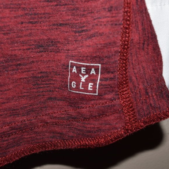 american eagle red  shirt - Picture 4 of 4